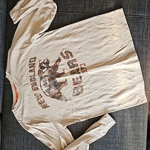 Cherokee New England Bears Long Sleeve T-Shirt Size M 8-10